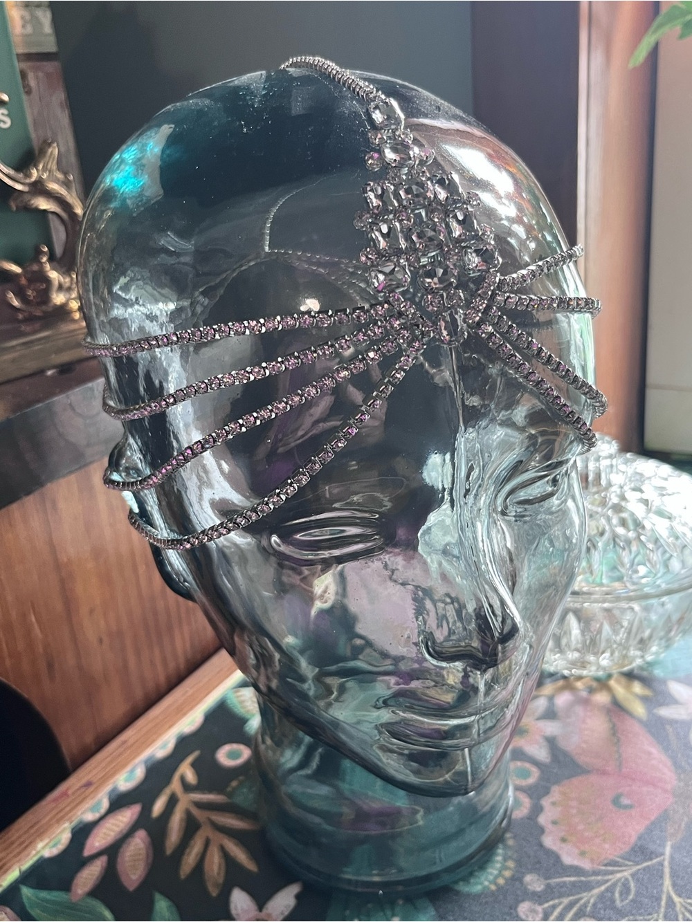Crystal boho headpiece